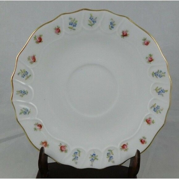 Cauldon Floral Teacup & Saucer - Picture 7 of 8